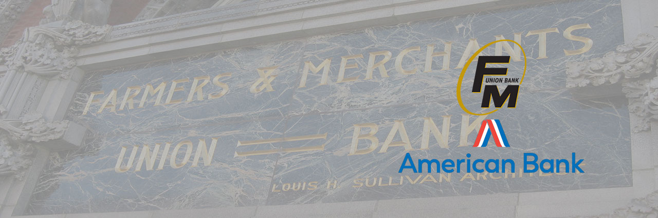 FMUB and American Bank logos