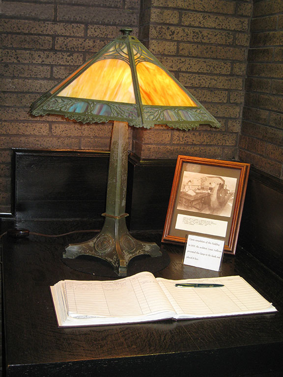 Lamp given by Louis Sullivan